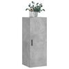 vidaXL Armoire murale gris b&eacute;ton 34,5x34x90 cm