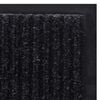 vidaXL Tapis d'entr&eacute;e noir 90 x 60 cm PVC