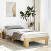 vidaXL Cadre de lit sans matelas 80x200 cm bois massif de ch&ecirc;ne
