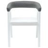 vidaXL Chaises de salle &agrave; manger 2 pcs Blanc 54 x 57 x 73 cm