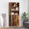 vidaXL Haut Armoire Bois Ancien 69,5 x 32,5 x 180 cm Bois d'ing&eacute;nierie