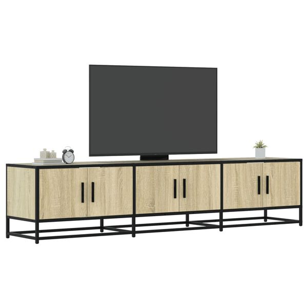 vidaXL Meuble TV chêne sonoma 180x35x41 cm bois d'ingénierie