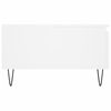 vidaXL Table basse blanc 90x60x35 cm bois d'ing&eacute;nierie
