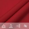 vidaXL Voile de parasol tissu oxford rectangulaire 2,5x3,5 m rouge