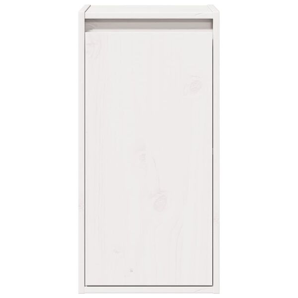 vidaXL Armoire murale Blanc 30x30x60 cm Bois de pin massif