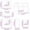 vidaXL Lit mezzanine pour enfants Blanc et rose 79,5 x 200 cm M&eacute;tал