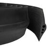 vidaXL Joint de sol de garage Noir 74 x 20 mm 1 m Caoutchouc EPDM