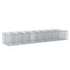 vidaXL Lit sur&eacute;lev&eacute; gabion 3 pc 400 x 100 x 60 cm Acier galvanis&eacute;