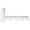 vidaXL Lit biblioth&egrave;que sans matelas blanc 120x200 cm bois pin massif