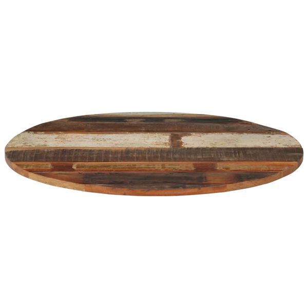 vidaXL Dessus de table rond 70 cm 15-16 mm Bois de récupération