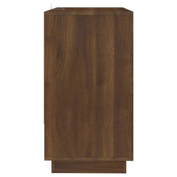 vidaXL Buffet Chêne marron 70x41x75 cm Bois d'ingénierie