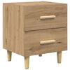 vidaXL Armoire de lit Ch&ecirc;ne artisanal 40 x 35 x 47.5cm