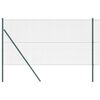 vidaXL Cl&ocirc;ture en fils soud&eacute;s pour fixation au sol 25 x 1,2 m Vert