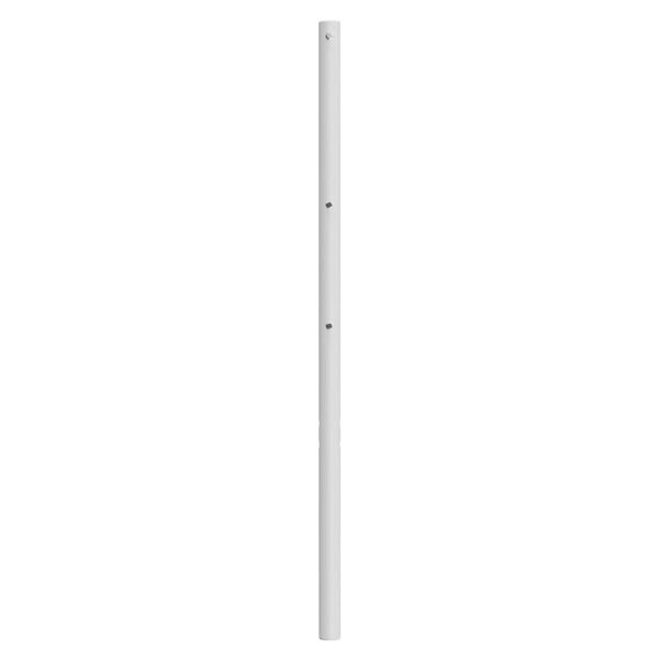 vidaXL T&ecirc;te de lit de remplacement m&eacute;tal blanc 75 cm