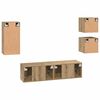 vidaXL Ensemble de meubles TV 5 pcs ch&ecirc;ne artisanal 30.5 x 30 x 60 cm