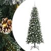 vidaXL Sapin de No&euml;l artificiel Vert 180 cm PVC, plastique et acier