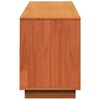 vidaXL Meuble TV cire marron 140x37x50 cm bois pin massif