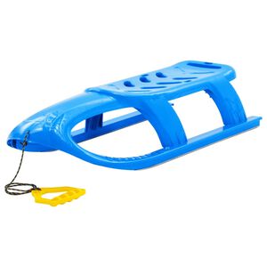 vidaXL Tra&icirc;neau pour enfants Bleu 102,5x40x23 cm Polypropyl&egrave;ne