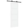 vidaXL Porte coulissante ORKDAL Blanc 83 x 232 cm Bois de pin massif