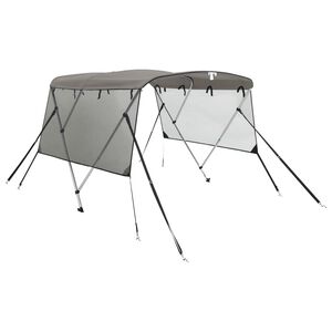 vidaXL Toit bimini &agrave; 3 arceaux parois en maille 183x(154-167)x137 cm