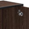 vidaXL Armoire de lavabo de salle de bain chêne marron 65x33x60 cm