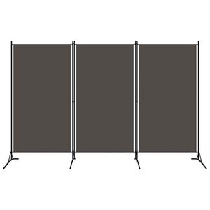 vidaXL Cloison de s&eacute;paration 3 panneaux Anthracite 260x180 cm