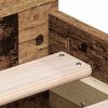 vidaXL Cadre de lit Bois Ancien 193 x 78 x 50 cm Bois d'ing&eacute;nierie