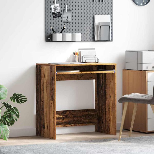 vidaXL Bureau Bois Ancien 77,5 x 43 x 79 cm Bois d'ing&eacute;nierie