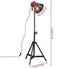 vidaXL Lampadaire 25 W multicolore 35x35x65/95 cm E27