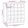 vidaXL Armoire &agrave; vin 55,5x34x61 cm Bois de pin massif