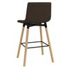 vidaXL Tabouret de bar Marron Tissu