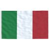 vidaXL Drapeau de l'Italie et m&acirc;t 5,5 m Aluminium