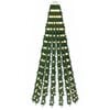 vidaXL Arbre de No&euml;l LED EKENAS 150 cm 240 LED Blanc chaud Acier Vert