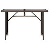vidaXL Ensemble à manger de jardin avec coussins 2 pcs marron rotin