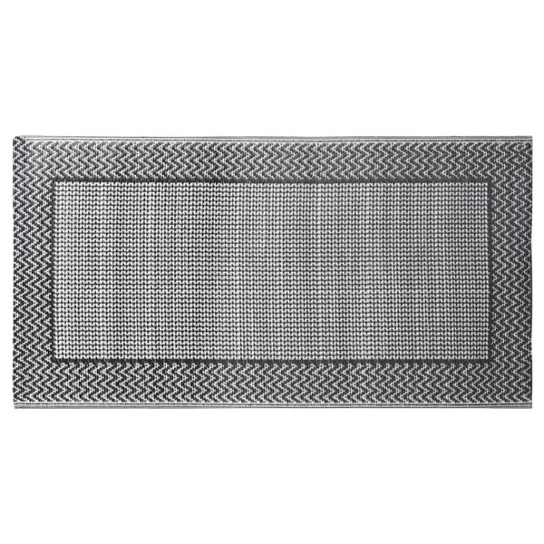 vidaXL Tapis d'extérieur Gris 80x150 cm PP
