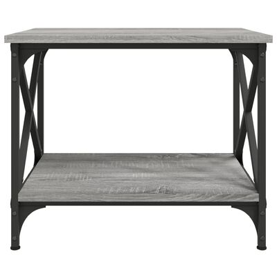 vidaXL Table d'appoint Sonoma gris 55x38x45 cm Bois d'ingénierie