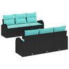vidaXL Ensemble de canap&eacute; de jardin 7 pc 6-Nombre de places