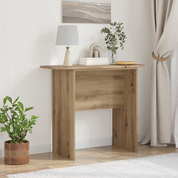 vidaXL Table console Ch&ecirc;ne artisanal 93 x 40 x 75 cm Bois d'ing&eacute;nierie