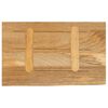 vidaXL Dessus de table à bord vivant 60x40x2,5 cm bois massif manguier