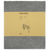 vidaXL Tissu de Table 5 pc Rectangulaire Gris clair 140 x 260 cm