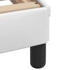 vidaXL Cadre de lit sans matelas Zadar blanc 100x203 cm similicuir