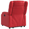 vidaXL Fauteuil inclinable Rouge Similicuir