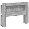 vidaXL Cabinet de T&ecirc;te de Lit Sonoma gris Bois d&rsquo;ing&eacute;nierie