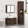 vidaXL Ensemble de meubles de salle de bain 3 pcs Chêne marron