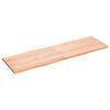 vidaXL Dessus de table bois massif trait&eacute; bordure assortie