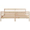 vidaXL Cadre de lit avec t&ecirc;te de lit sans matelas 180x200 cm