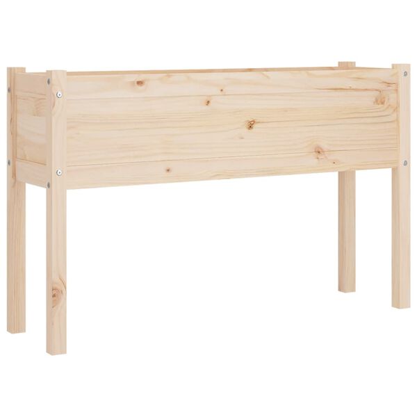 vidaXL Jardinière d'extérieur 110x31x70 cm bois de pin massif