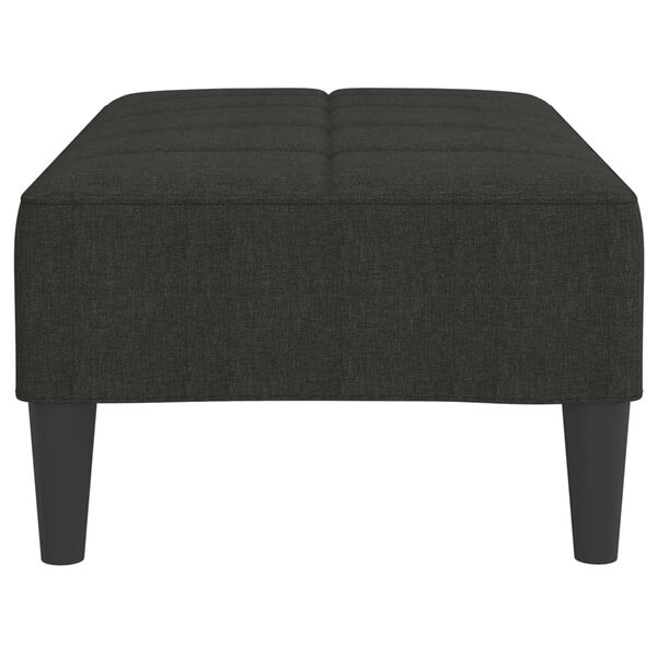 vidaXL Repose-pied Noir 78x56x32 cm Tissu