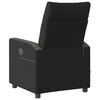 vidaXL Fauteuil de massage inclinable Noir Tissu