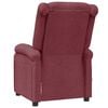 vidaXL Fauteuil de massage Rouge bordeaux Tissu